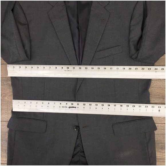 Joseph Abboud Mens Blazer Sport Coat Two Button Jacket Wool 44R Casual Suits USA - Picture 11 of 13